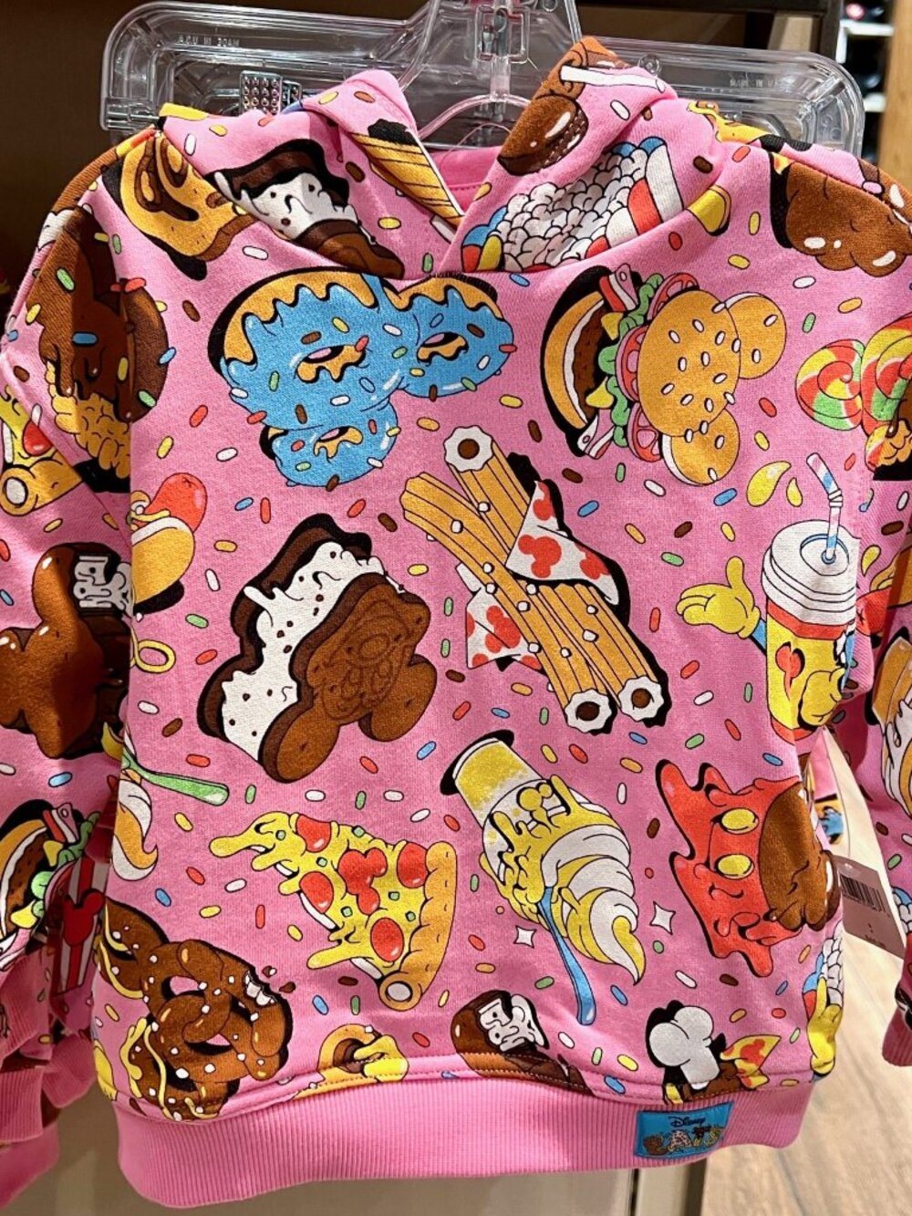 Disney Parks Disney Eats Mickey Mouse Snacks Hoodie Kids Size 13